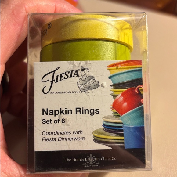 Fiesta Vibrant Napkin Ring Collection - Picture 2 of 3